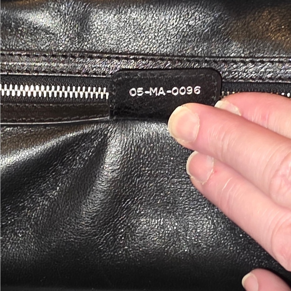 Vintage Dior Black Leather My Dior Satchel - Picture 11 of 13